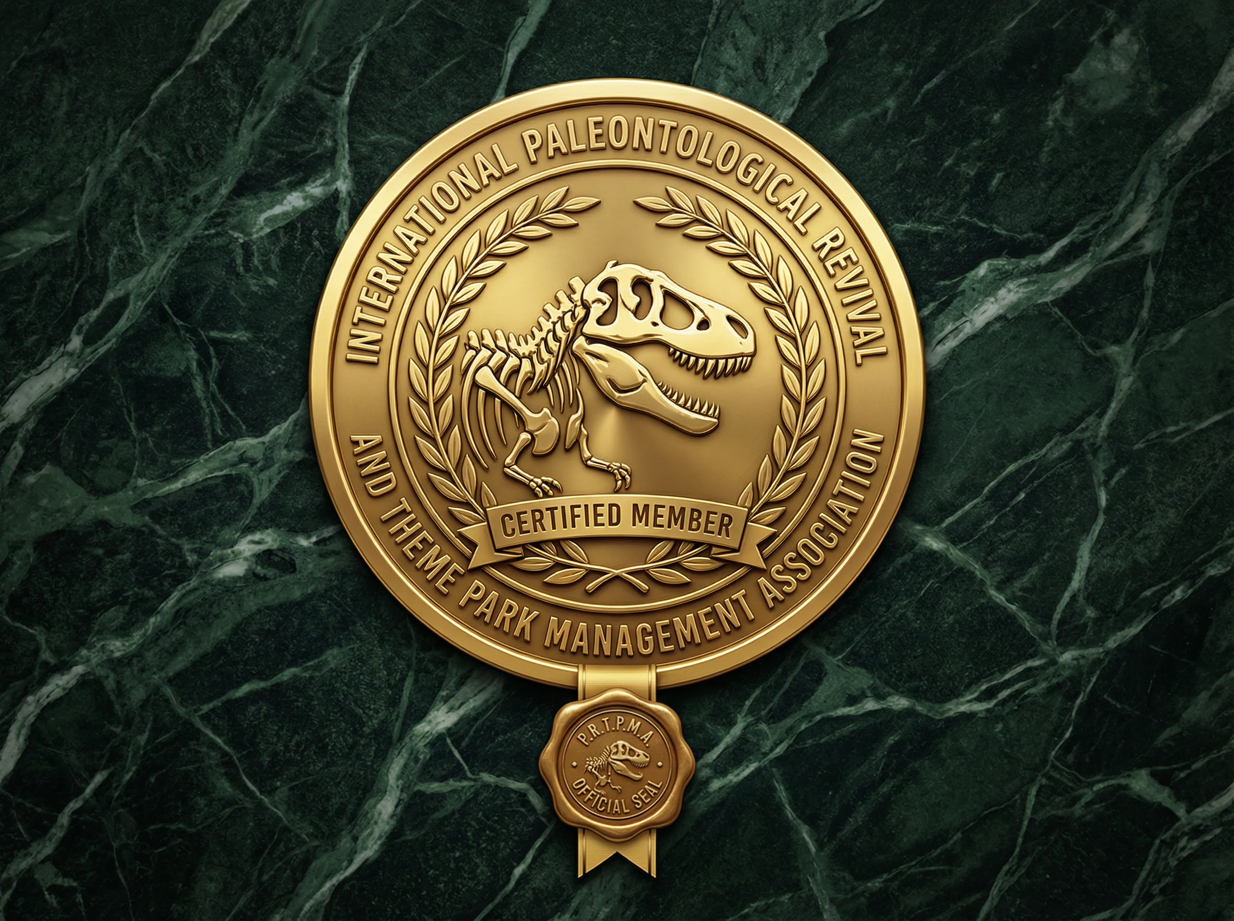 IPRTPMA国际古生物复活与主题公园管理协会认证标志