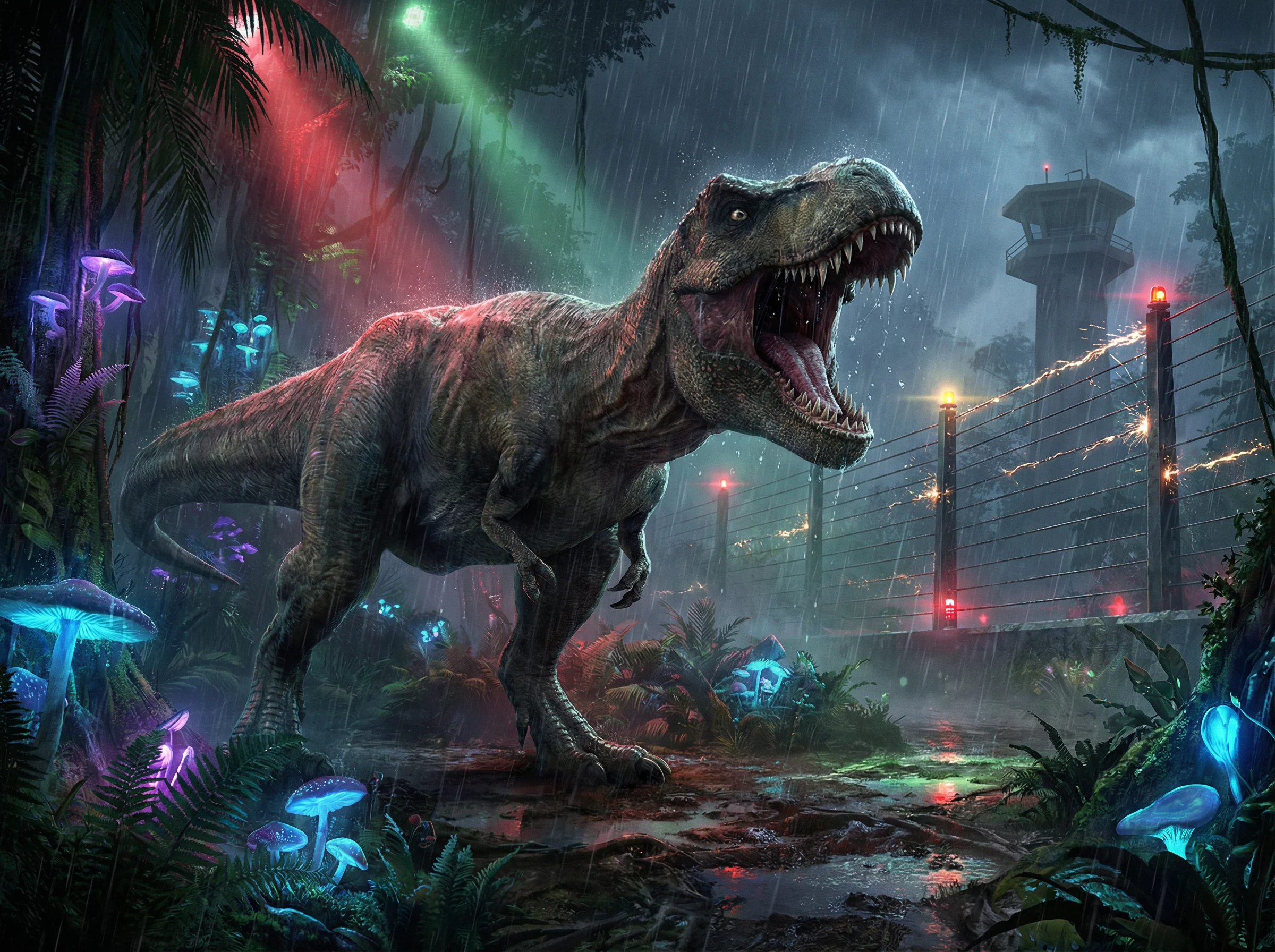 霸王龙全身像 - 易胜博 围栏安全监控中的顶级掠食者